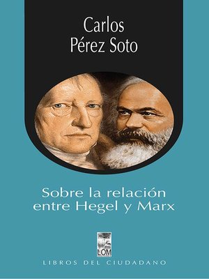 cover image of Sobre la relación entre Hegel y Marx